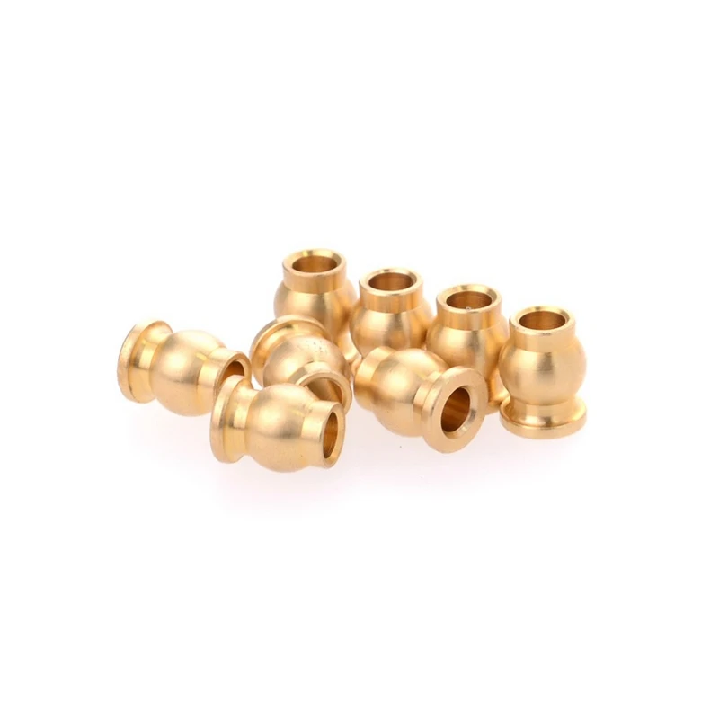 8Pcs Link Rod Metal Ball Bearing Ends Joint Bolt For 1:8 1:10 AXIAL SCX10 II RC Car Truck Scale RC Crawler Truck Off-Road Car Me