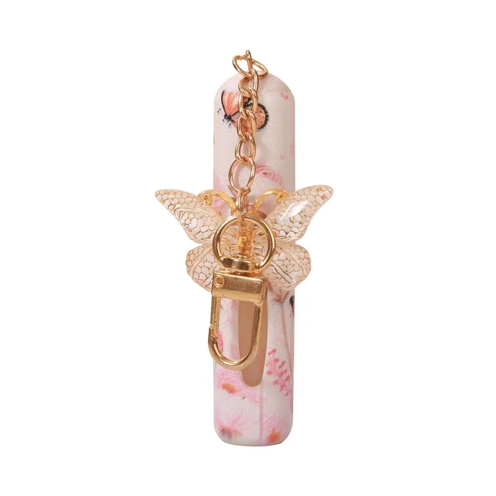 Fashion 5ml Mini Perfume Bottle Butterfly Refillable Spray Bottle with Key Ring Leak-proof Perfume Atomizer Bottle Travel