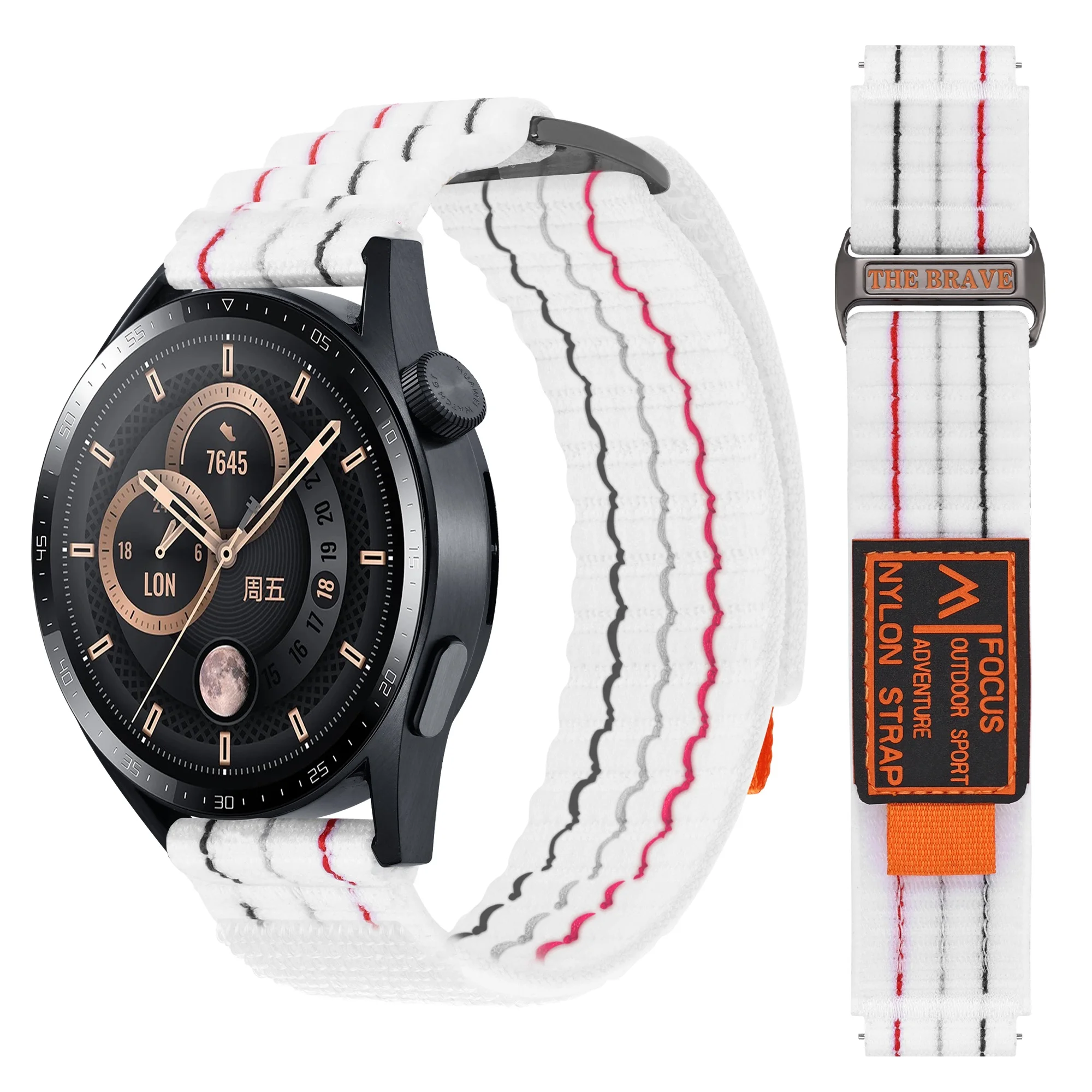 Trail loop strap for Samsung Galaxy Watch 7 6 4 Classic 5 pro 3 active 2 gear S3 20mm 22mm bracelet Huawei Watch gt 5 4 3 2 band
