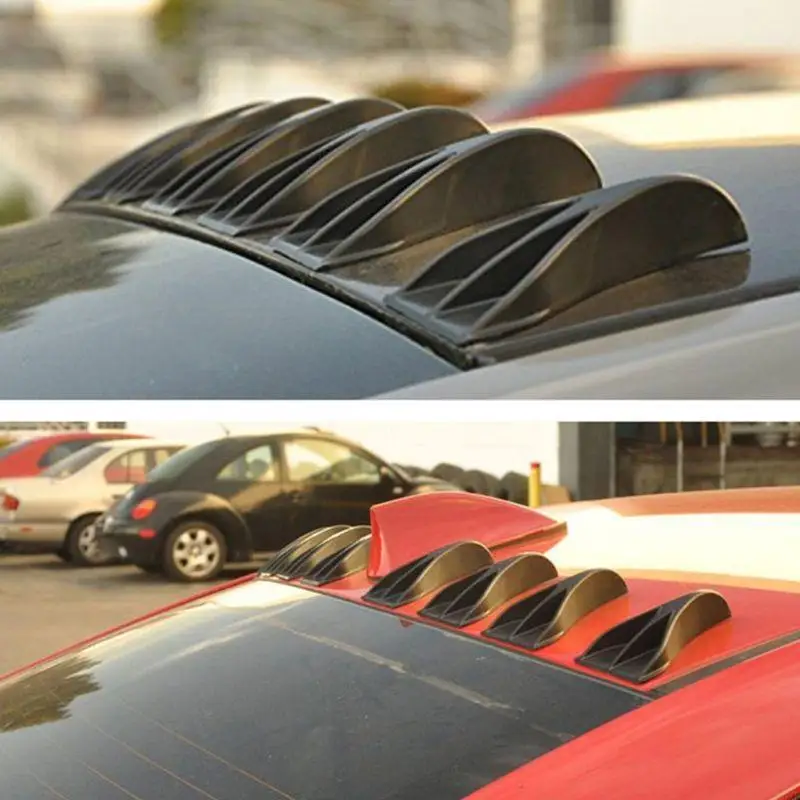 

2025 New ABS Shark Fin Rear Roof Wing Spoiler Car Exterior Decorative Generator