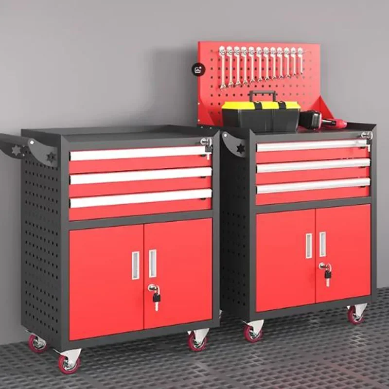 

Screws Garage Tool Cabinet Mechanical Trolley Professional Complete Storage Large Tool Cabinet Workshop Tool Arrangement