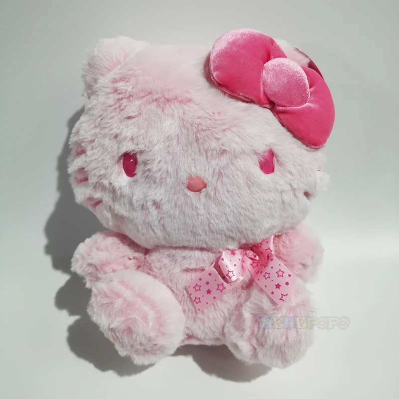 28cm Pink Hello Kitty Plush Pudding Dog Toy Doll Genuine Hello Kitty Cat Stuffed Animal Doll Pillow Girls Melody