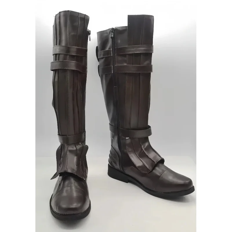 أحذية جيدي أنكين التنكرية باللون الأسود والبني لحفلات الهالوين كرنفال jd;2