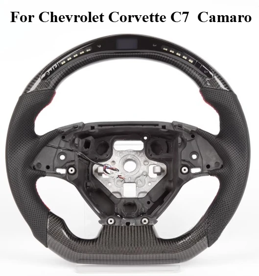 For Chevrolet Corvette C7 Steering wheel modification high temperature resistance anti slip breathable odorless