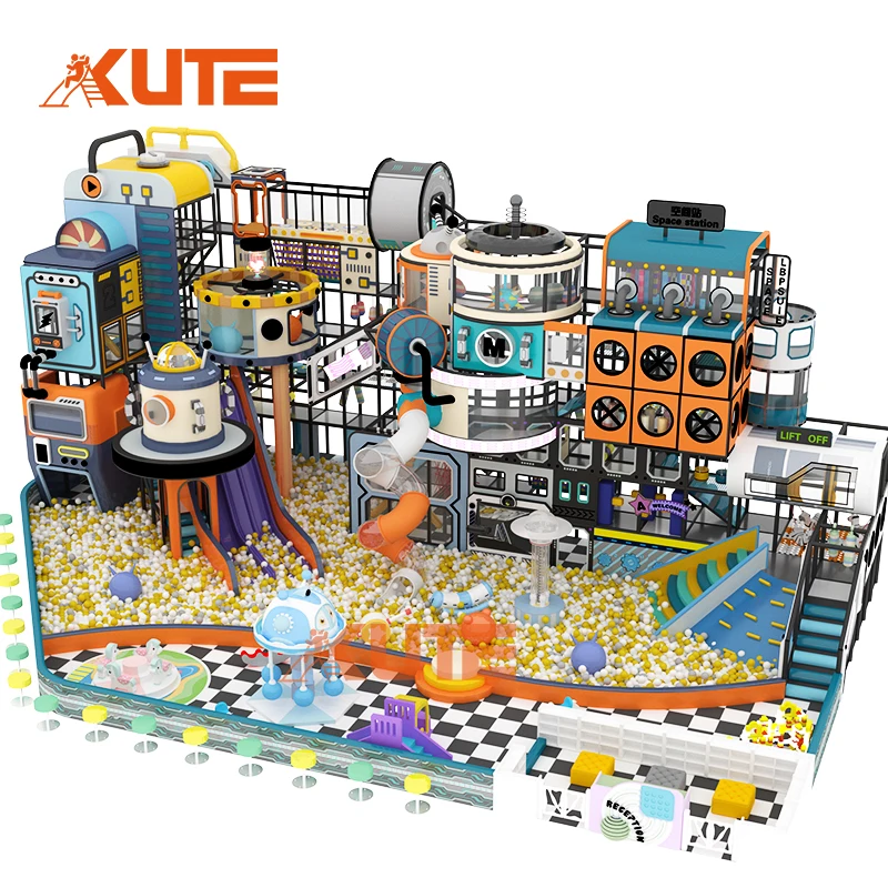

Indoor maze adventure playground, children's slide, soft climbing game room, baby ball pool, factory customization