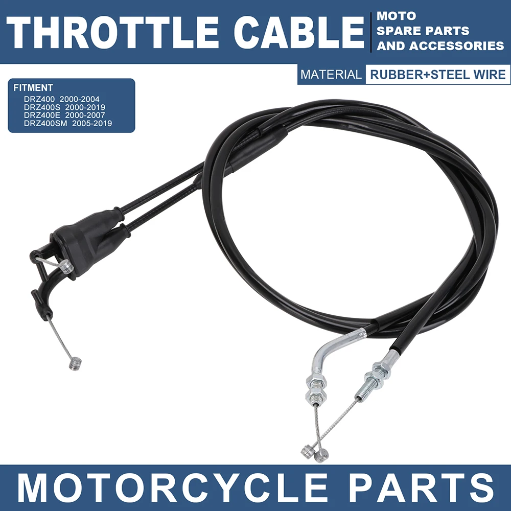 Motorrad Teile Gaszug Drähte Linie Für Suzuki DRZ400 2000-2004 DRZ400S 2000-2019 DRZ400E 2000-2007 DRZ400SM 2005-2019