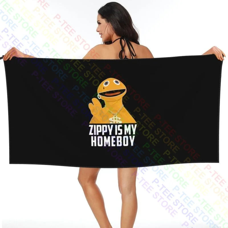 Rainbow Zippy Is My Homeboy Parody Tv Show Quick dry Towel Travel Bath Towel Sports Towel