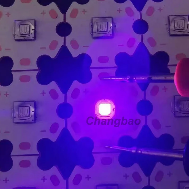 10W 5050 UV 365nm 395nm Ultralviolet High Power Led Beads with 20mm Copper PCB