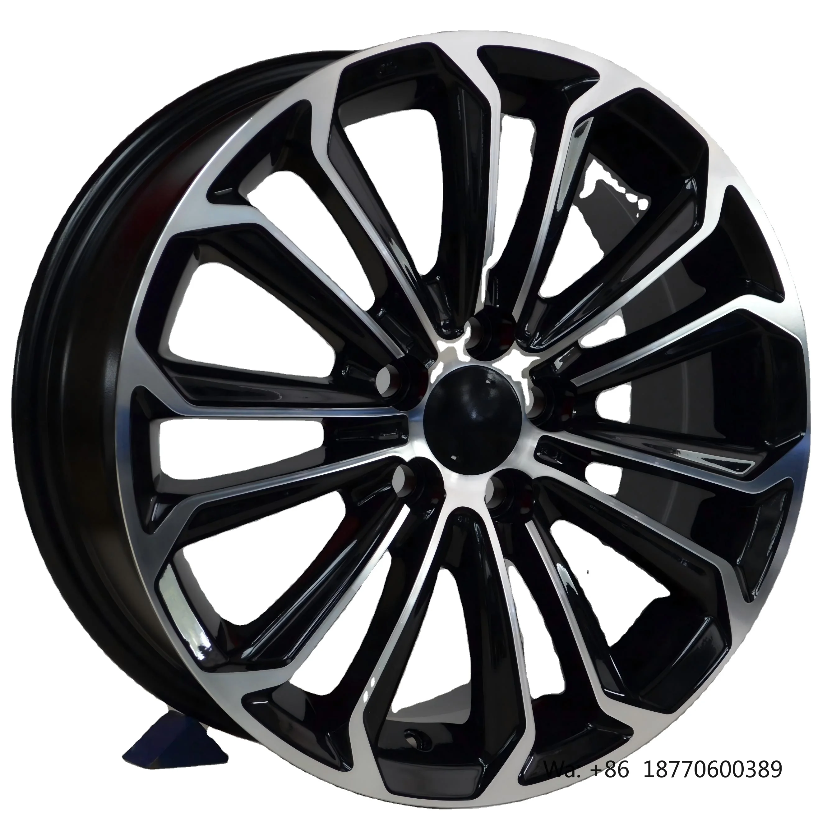 Casting Car Wheels in Stock 15'' 17'' Holes Aluminum Alloy Wheels