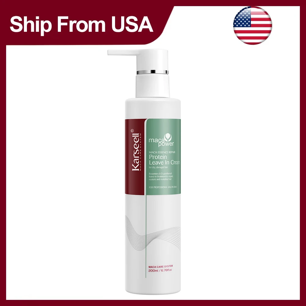 Karseell 200ml Protein Leave In Cream Repair Conditioner Hair Treatment Natural Essences Hair Care Product For All Hair Types