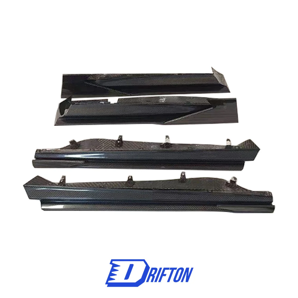 

[free ship] For Mclaren GT Dry Carbon Fiber Side Skirt Body Kit Bodykit Splitter Blade Panels Plates