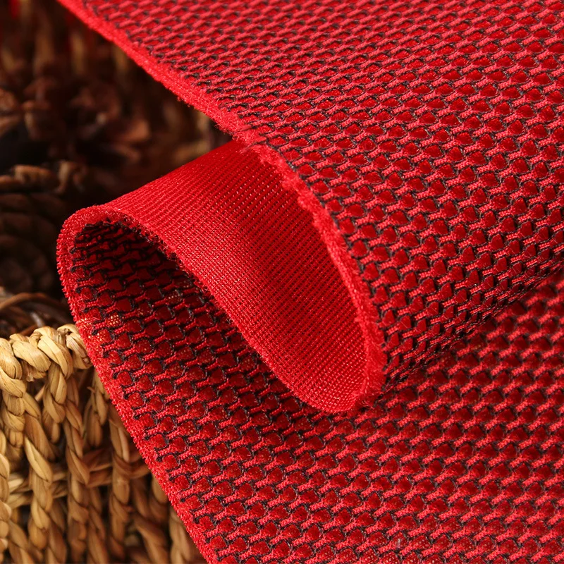 100x155cm 3D Air Spacer Sandwich Mesh Fabric For Sewing Car Seat Cushion Sofa Chair Shoe Bag Dustproof Thick 3-Layer Mesh Fabric