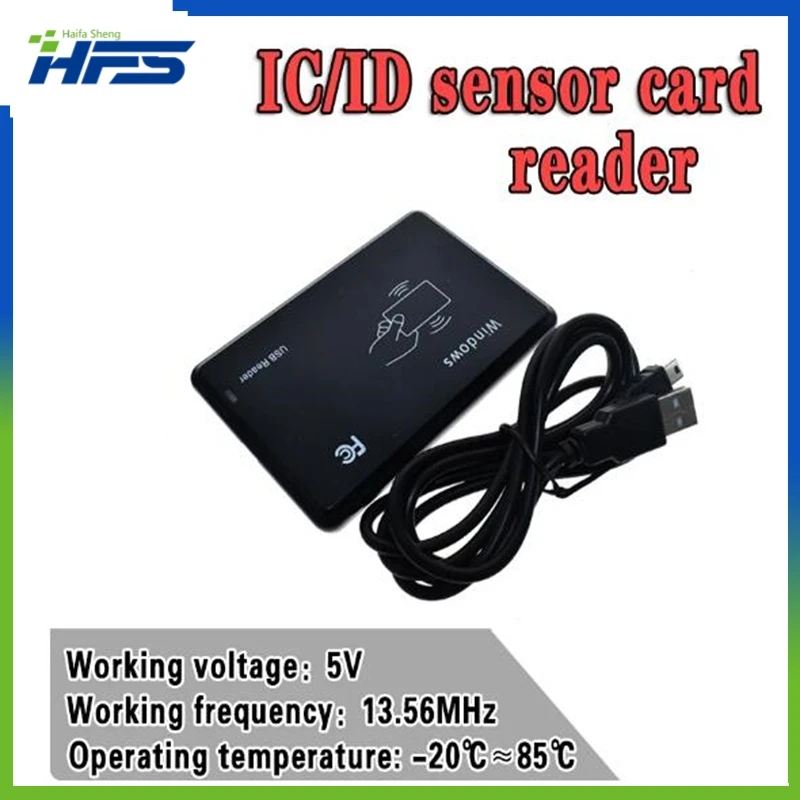 

13.56mhz RFID Decimal USB Reader for Mifare1KS50 FM1108 Fudan08 ISO14443A