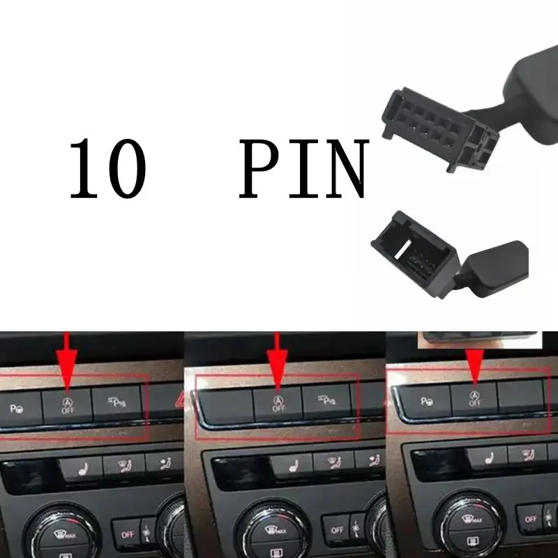 1 Set Start-Stopp-Automatik Deaktivierungsgerät für Seat Ateca 2016-2023 Automatische Deaktivierung Steuerungssensor Steckerkabel Motor-Auswahlschalter – Detail 3