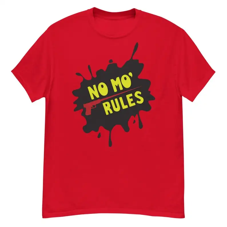 No Mo' Rules Ryuji T-Shirt Level 3 Visuals Men's Cotton T-Shirt O-Neck Tees Short Sleeve Clothes Big Size