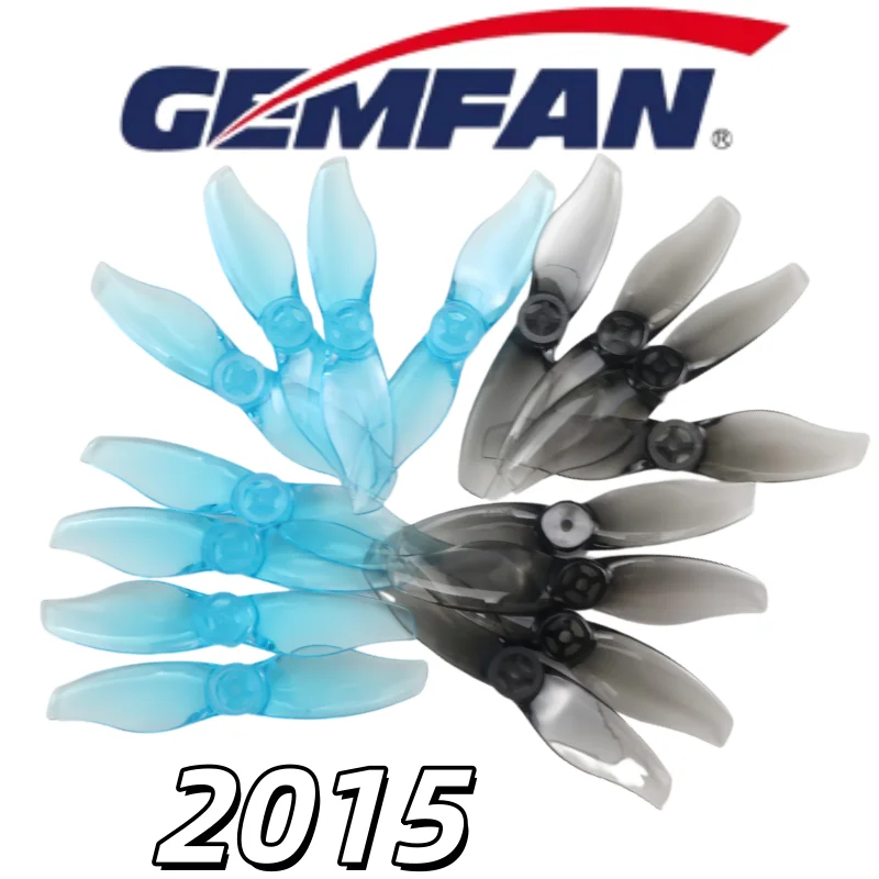 허리케인 2X1.5 2-블레이드 PC 프로펠러 RC FPV 프리스타일 2인치 투스픽 드론 DIY 부품 4쌍 GEMFAN 2015 4쌍 1.5mm 그레이