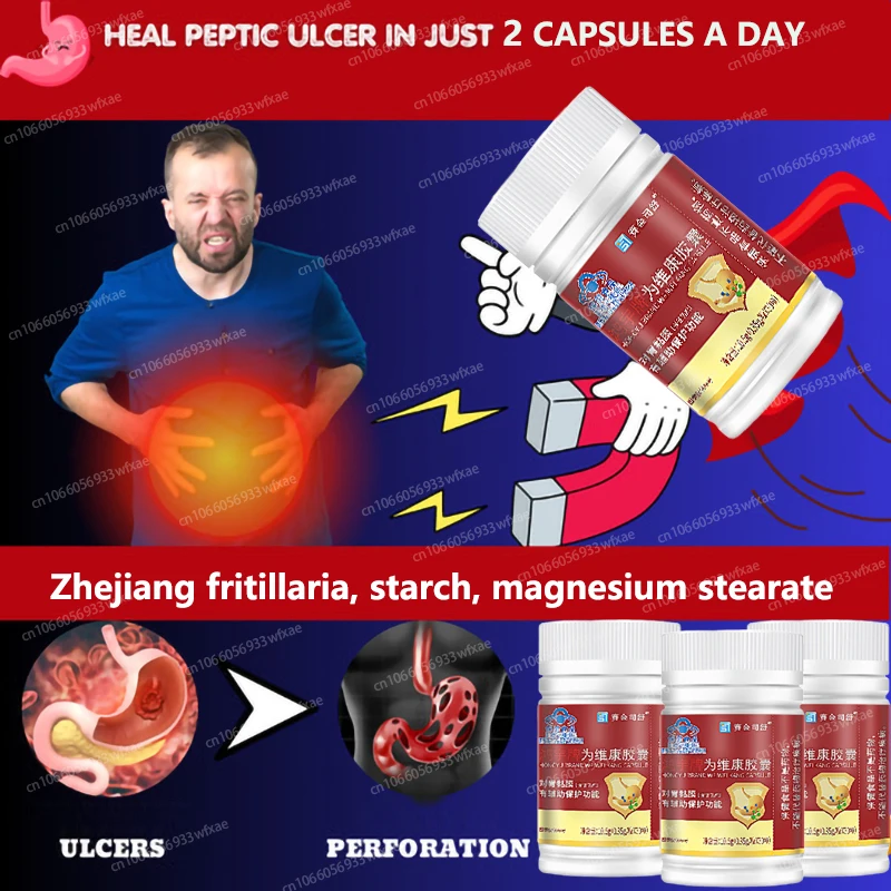 Support Health Care Product White Peony  Jujube White Ginger Herbal Capsules 30Pills