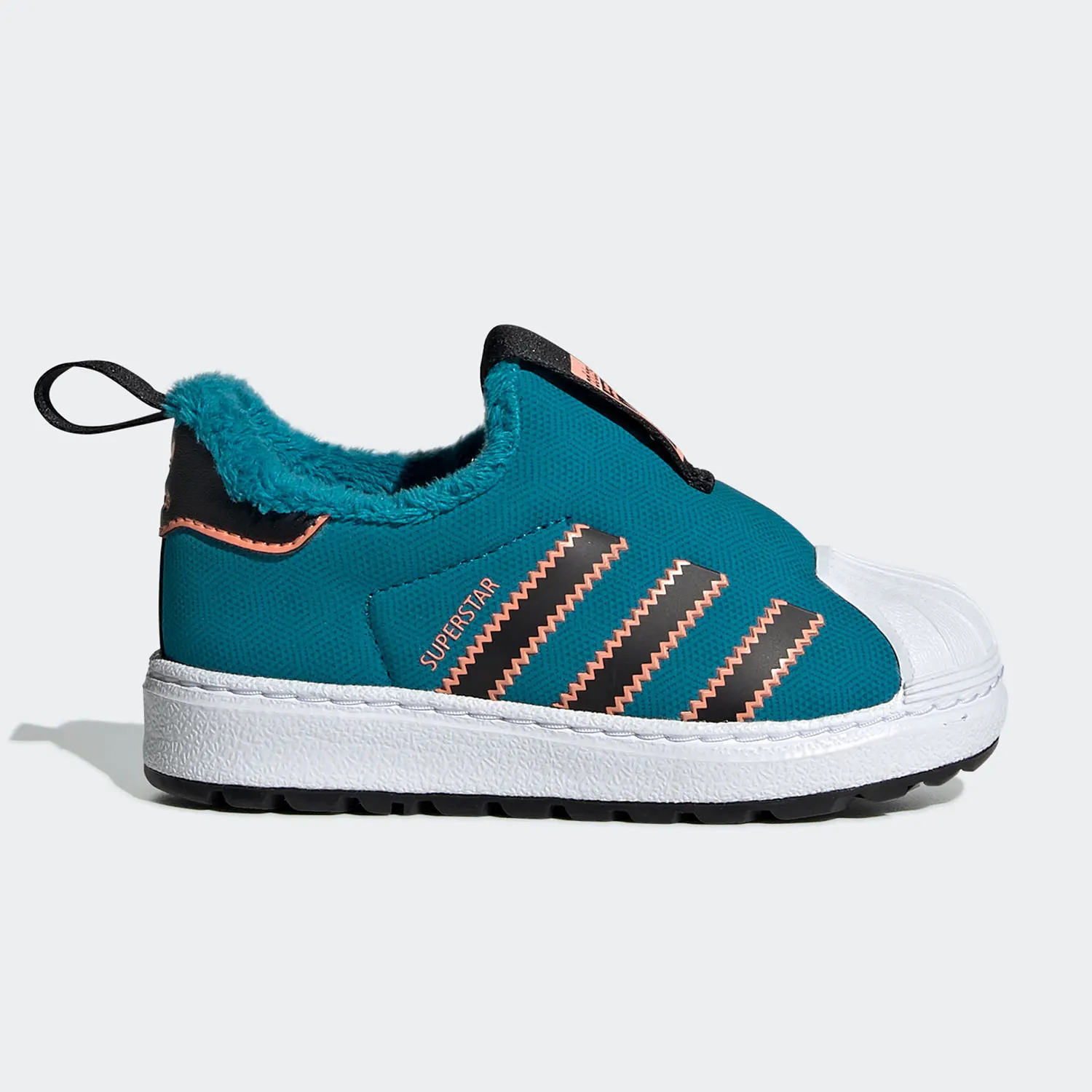 Adidas genuine clover children's classic shell toe winter suede sports shoes EE6418