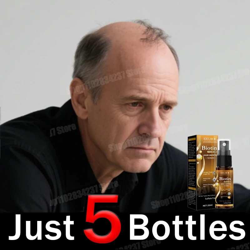 

Biotin Hair Spray Repair Damage Restore Oil Scalp Repair Serum Spray Thicken Hair Health Care