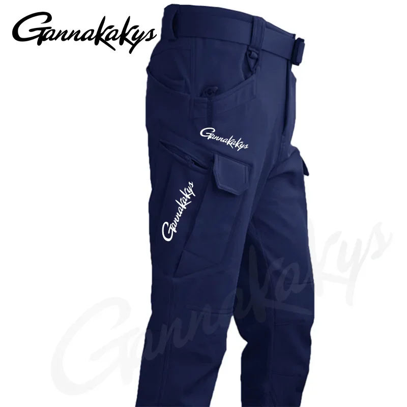 Pantalon de randonnée et de pêche pour homme, pantalon de camping et de chasse en milieu sauvage, pantalon sec en gardien, automne et hiver, 2024