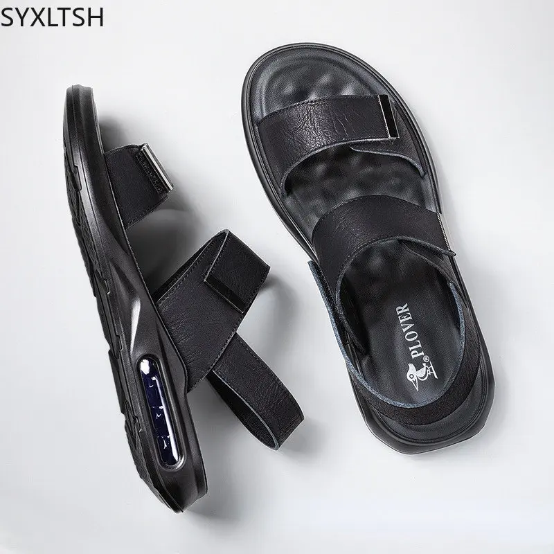 Sandals for Men Genuine Leather Shoes for Men Beach Sandals Summer Shoes for Men Sandals Luxury Designer сандалии мужские летние