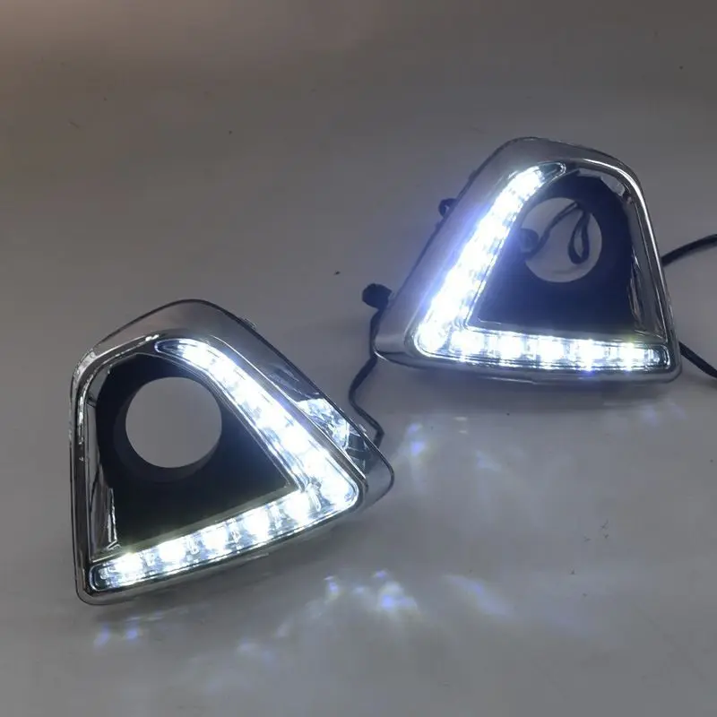 

SAARApplicable13-14MazdaCX-5DRL (дневные ходовые огни) Светодиодные дневные фары Оригинальный автомобильный слот Передние противотуманные фары