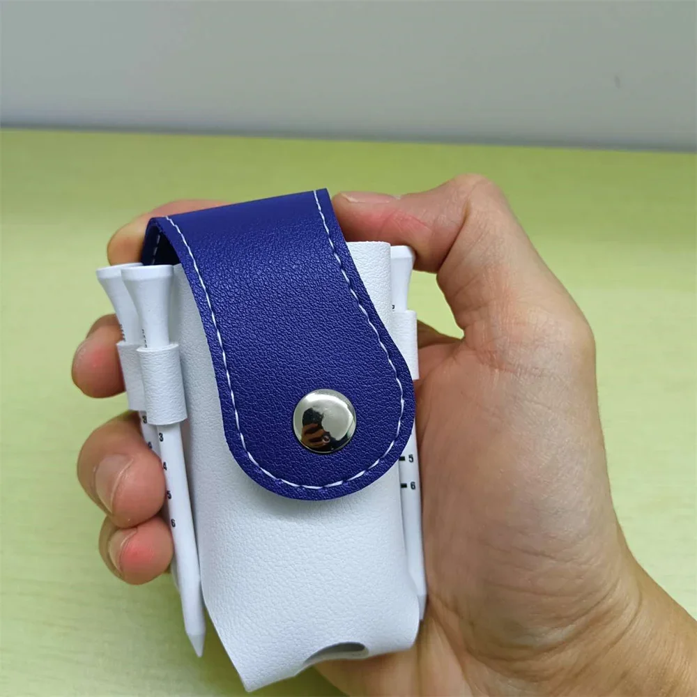 حقيبة كرة جولف صغيرة من جلد البولي يوريثان مع تي شيرتات جولف وحقيبة كرة جولف معلقة على الخصر وحزام جولف هدية للزوج وإكسسوارات رياضية للجولف