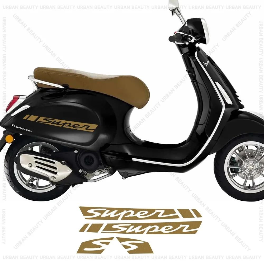 For Vespa GTS 250 GTS 300 GTV 250 GTV 300 GTS250 GTS300 GTV300 GTV300 Scooter Sticker Set Side Body Decals Waterproof image 4