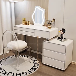 Minimalist Kawaii Vanity Table White Drawer Luxury Makeup Vanity Table Multifunctional Storage Mueble Tocador Home Furniture