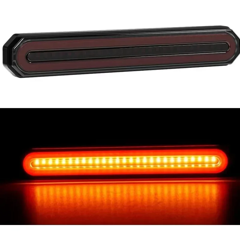 

Hot 12V 24V RV Truck Boat Trailer Lorry Bus for LED Flowing Turn Lights Tail Light 3 in 1 Taillight Brake Stop Light Rear Lamp