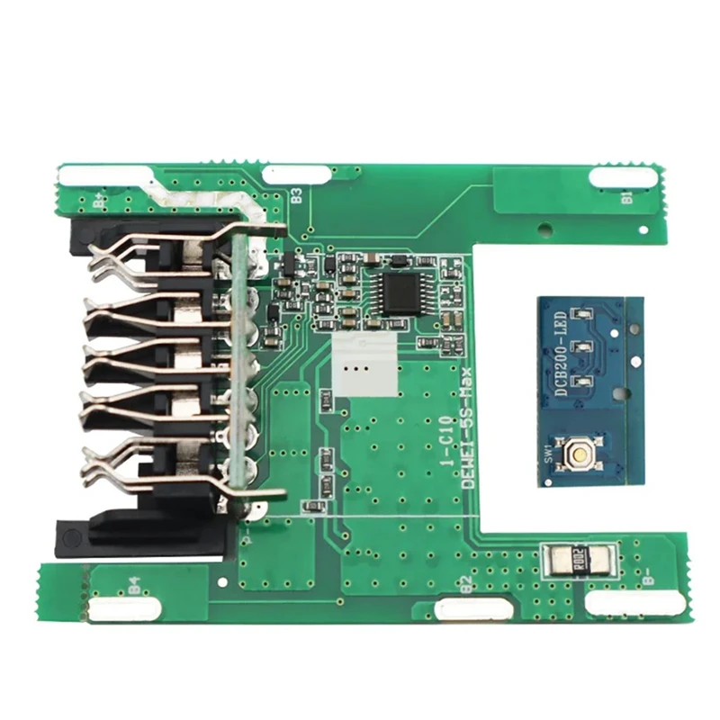 DCB200 литий-аккумулятор 10X18650 пластиковый корпус защита от зарядки печатная плата корпуса для Dewalt 18 В 20 В литий- прочный