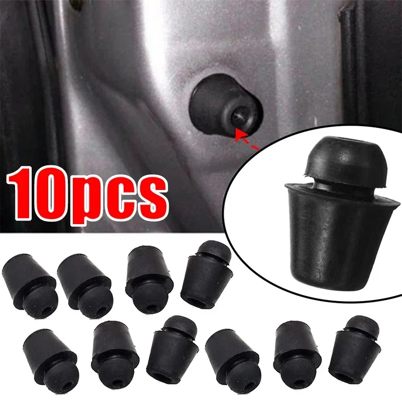 10pcs Car Door Anti-Collision Gasket Shock Absorber Sticker Auto Hood Trunk Anti-Noise Pad Anti-shock Thickening Buffer Mat