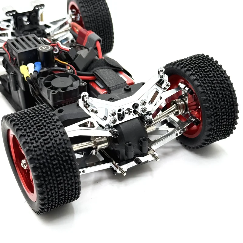 MJX 14304 14303 14302 14301 RC Autoteile Upgrade Präzisionsteile Verchromter Spiegel OP Frontstange Schwinge Spurstange