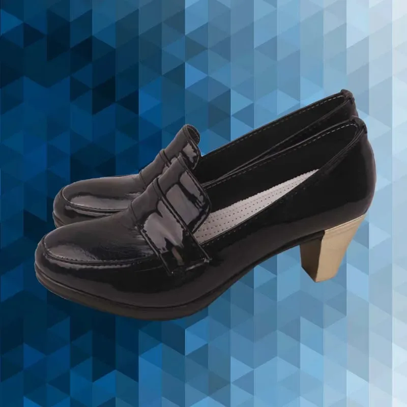 2025 11 Туфли Twisted-Wonderland Vanrouge для женщин и мужчин Lilia Cos, черные модные туфли в стиле аниме для косплея на высоком каблуке