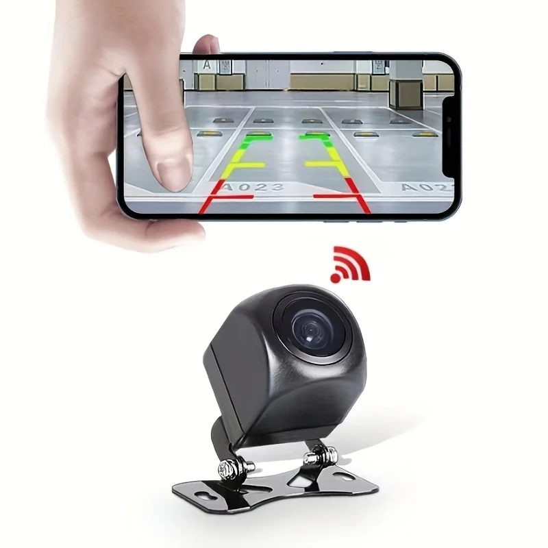 Bileeko WiFi Car Rear View Cam Backup Reverse Wireless Camera For Car Truck RV Trailer Smartphone Connection iOS Android