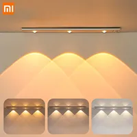 40CM Xiaomi Night Light With Motion Sensor USB Rechargeable LED Wall Night Lamp For Room Bedside Table Kitchen Under Furniture