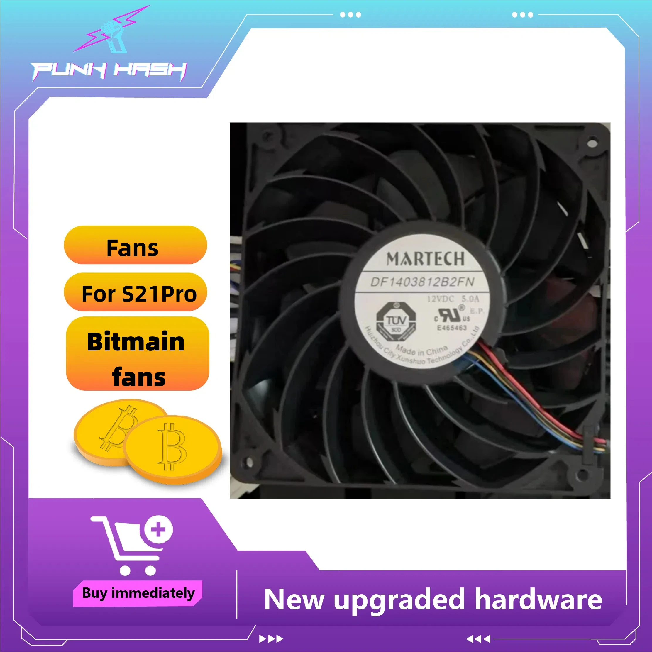 

Bitmain Fans Martech for Antminer S21pro Fans