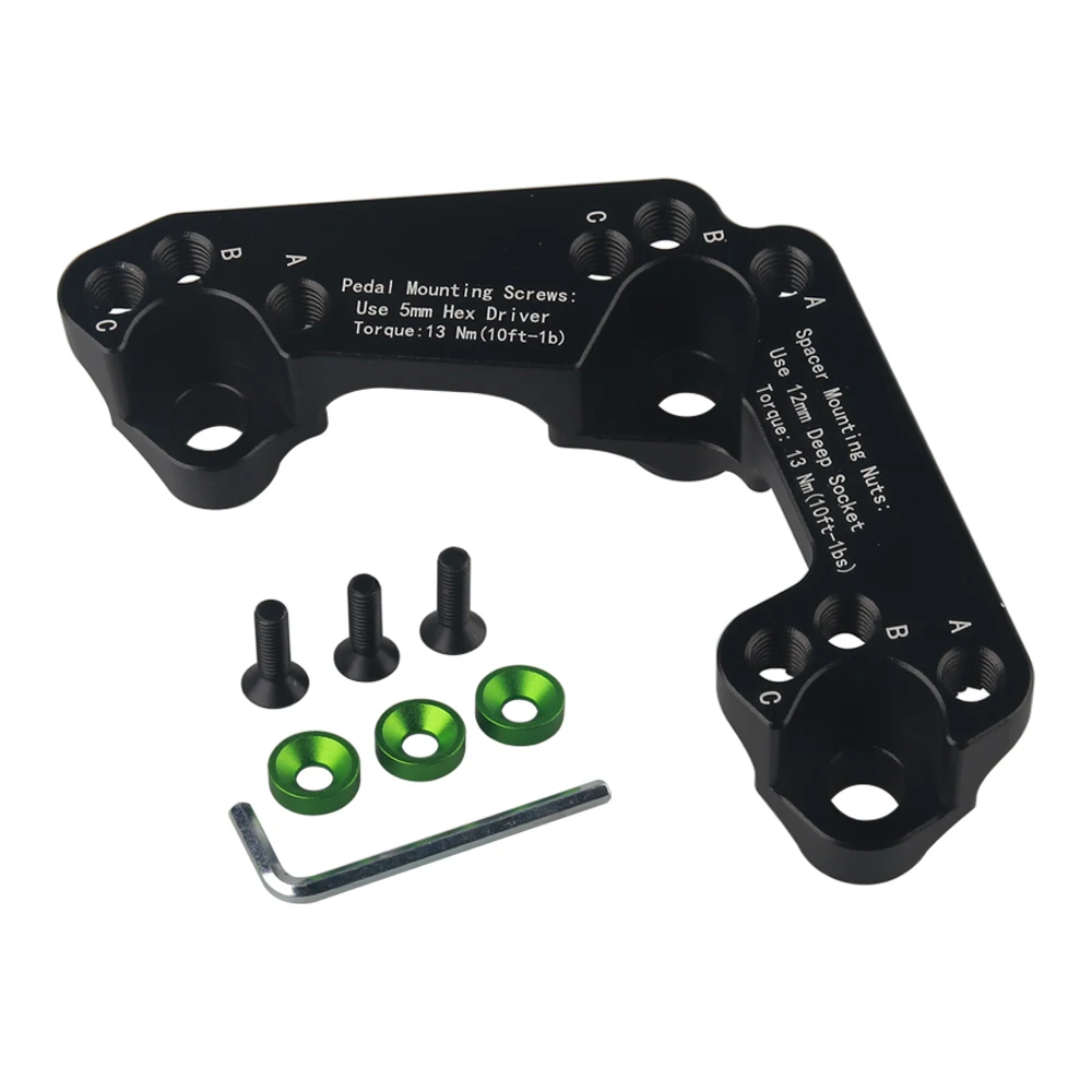 Black Aluminum Throttle Pedal Spacer For Honda Civic Jazz Fk2 Fk8 Gk5 14+ Rhd(Right-hand drive)