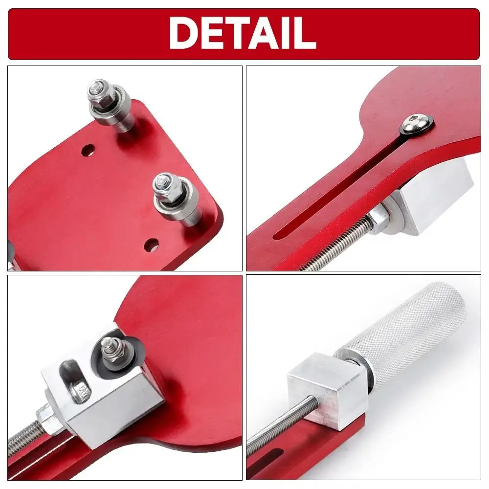 Aluminum Alloy Oil Filter Cutter Billet Aluminum Vise Jaw Plate Inspection Tool Oil Filter Heavy Duty Auto Parts