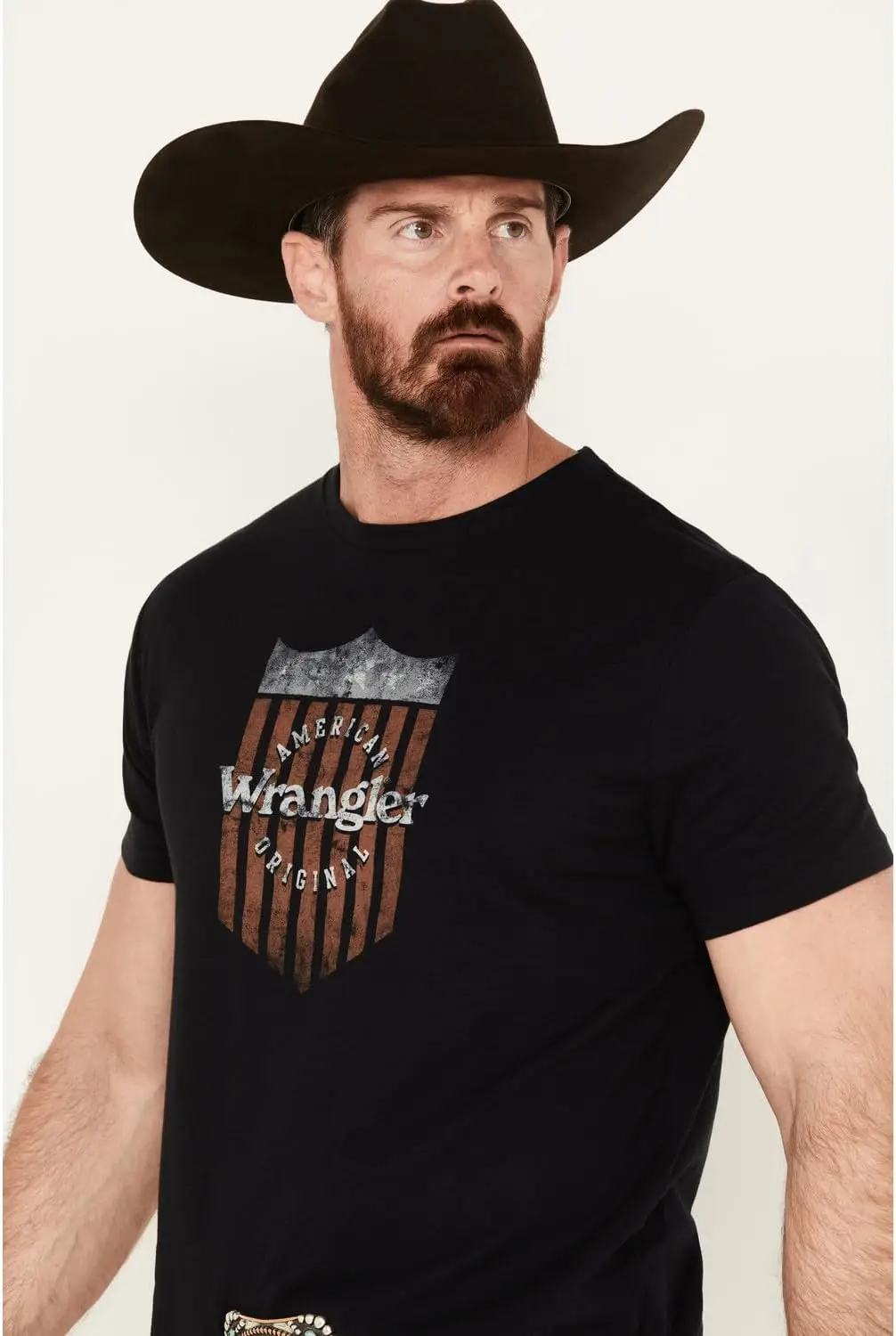 Wrangler Men's Short Sleeve Logo T-Shirt - Black