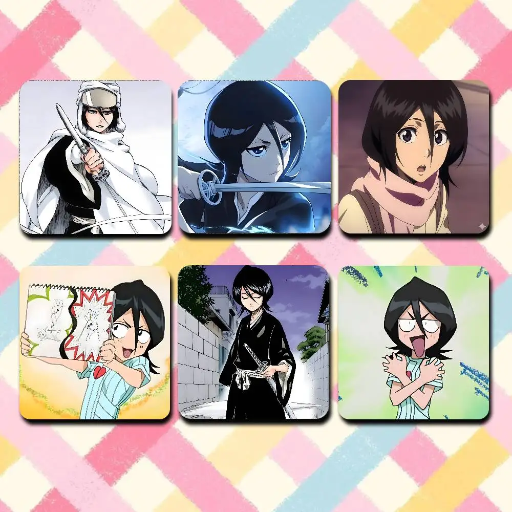

R-Rukia Anime-E KuchikiS Sublimation Magnet Cartoon Anime CuteFridge Magnets Personalized Sublimation Products for Kitchen