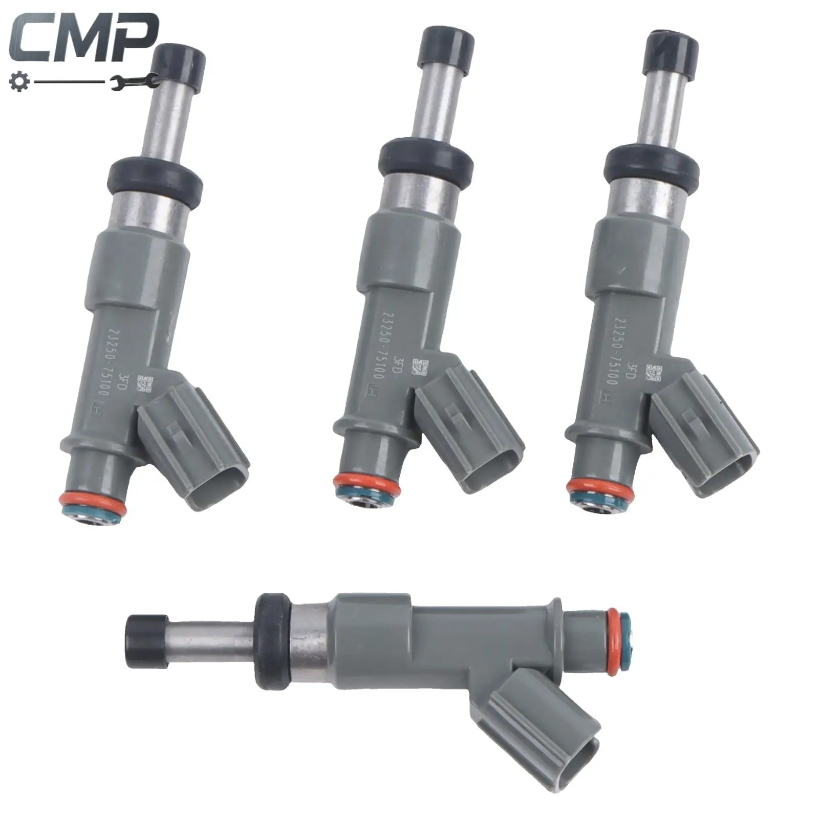 

4pcs Fuel Injector 2320909045 23250-75100 for Toyota EU Coaster Asia Fortuner Hilux Land Cruiser Prado 4RUNNER Tacoma Tacoma 2TR