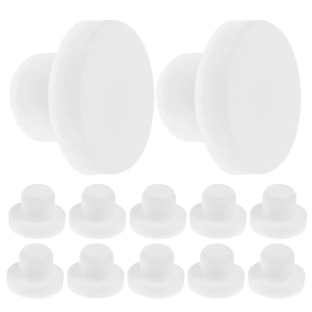 

12pcs Replacement Plug Caps Heat Resistant Leak Proof Stoppers Salt Pepper Shakers Flower Pots Tubes Wine Soda Sealing Plugs