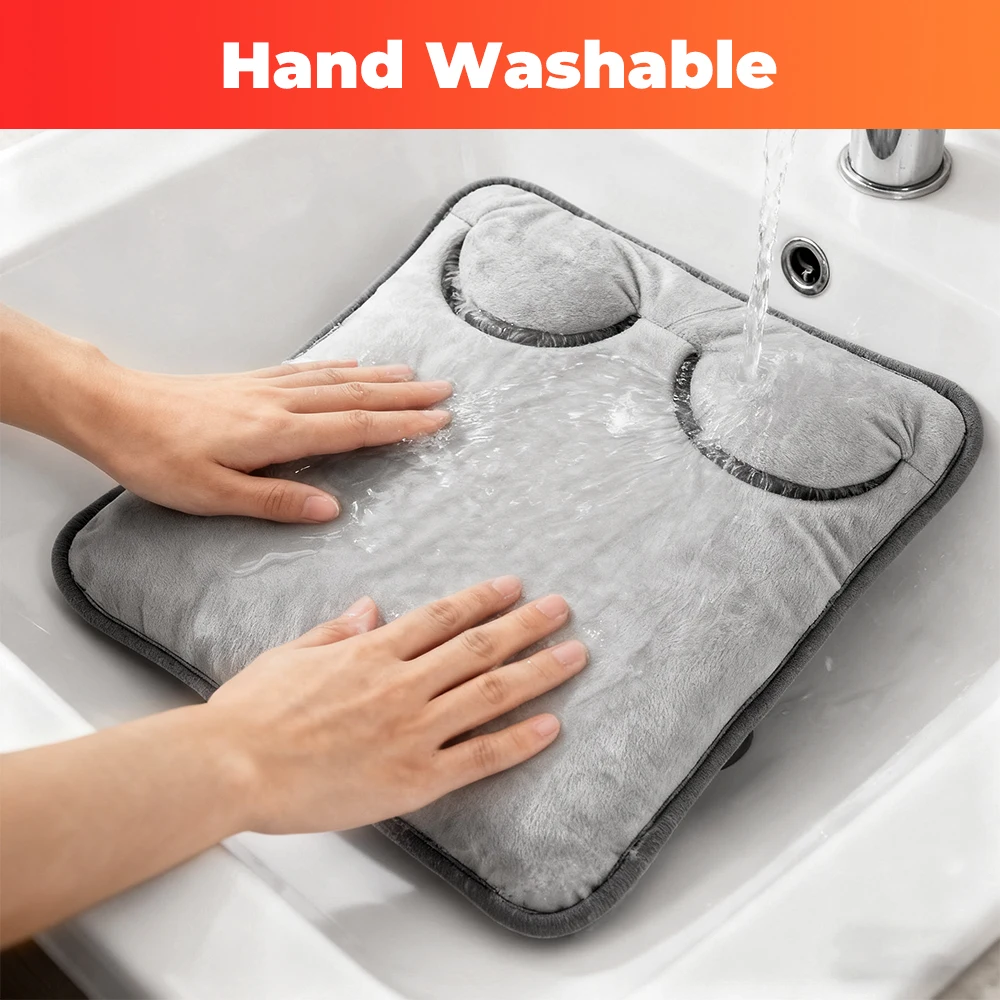 

Электрическая грелка для ног, 4-уровневая грелка, домашнее мягкое плюшевое термоодеяло, 4 набора таймера, нагревательный коврик для ног и рук