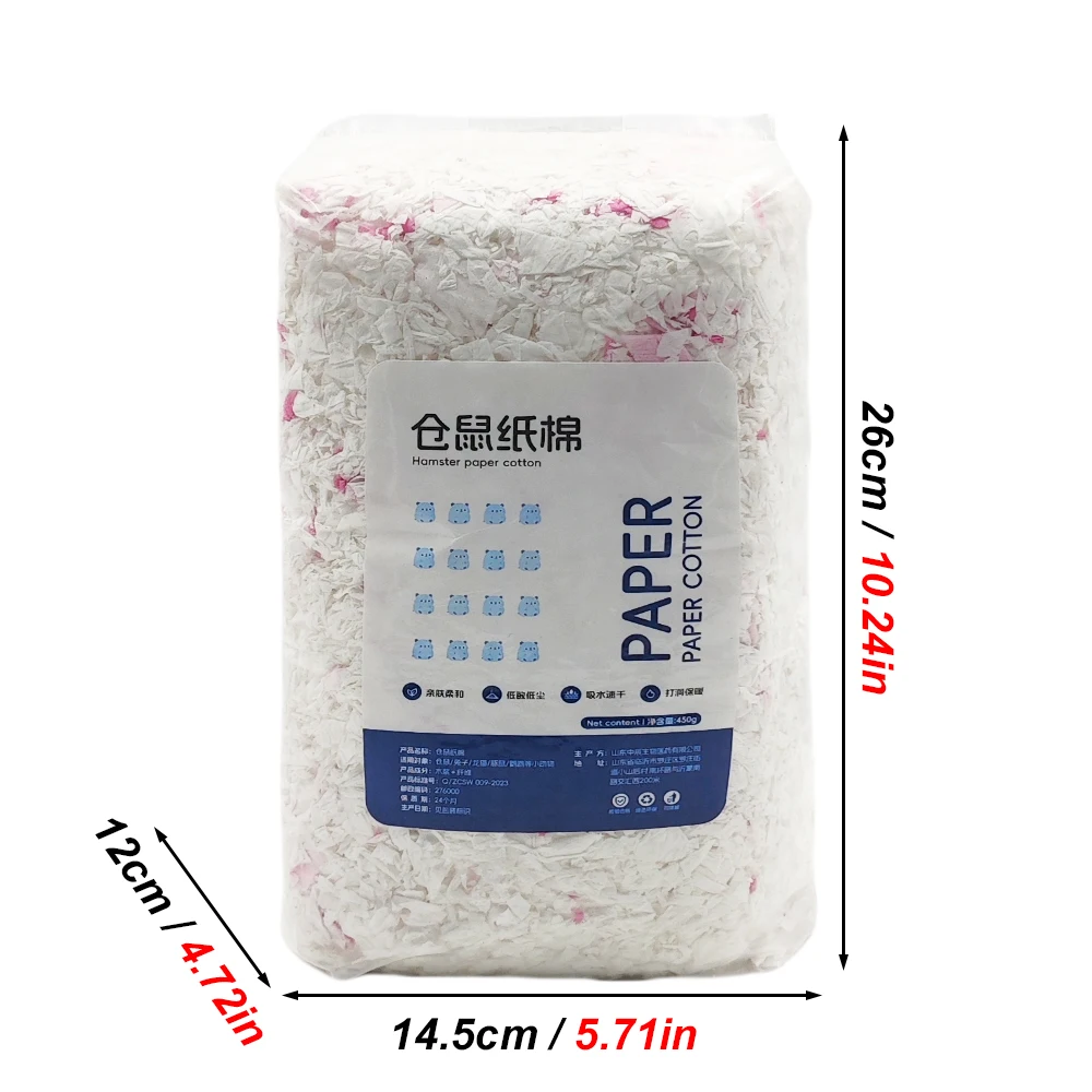 Dust-Free Hamster Paper Sawdust Cage Bedding Deodorizing Water-Absorbing Paper Scraps for Pet Small Animals Bird Clean Supplies