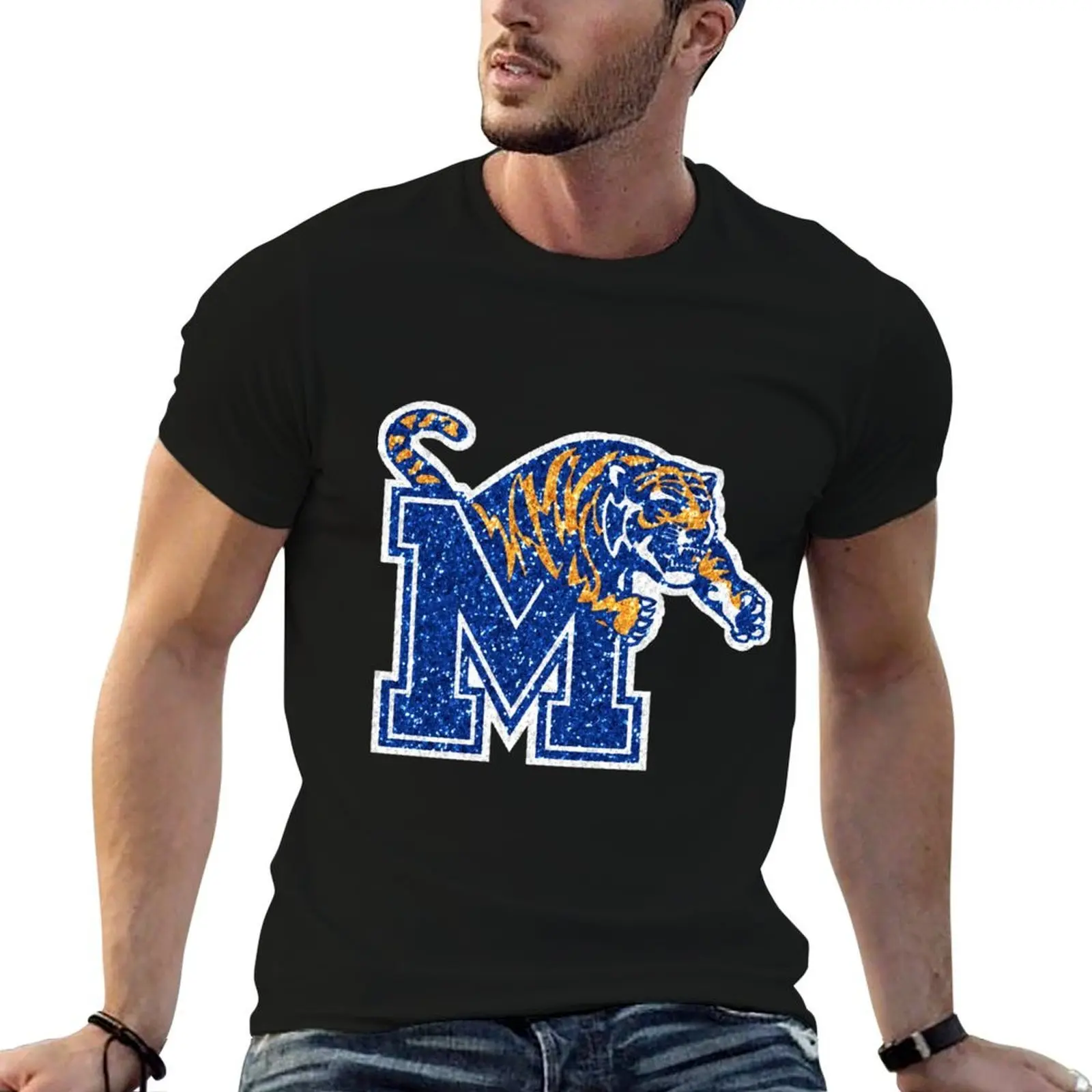 

memphis logo T-Shirt man t shirts high quality luxury brand t shirt man casual T-Shirt
