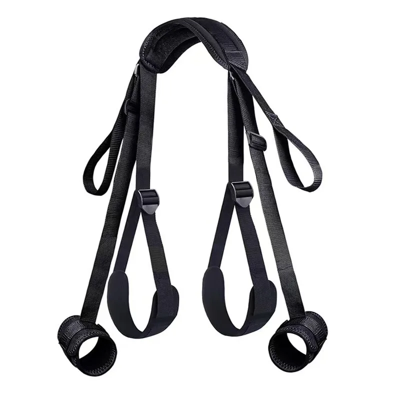 Restraint Erotica Binding Sex Forced Split Leg Straps Neck Wrist Bdsm Bondage Set Sex Toys For Woman Couples Product No Vibrator
