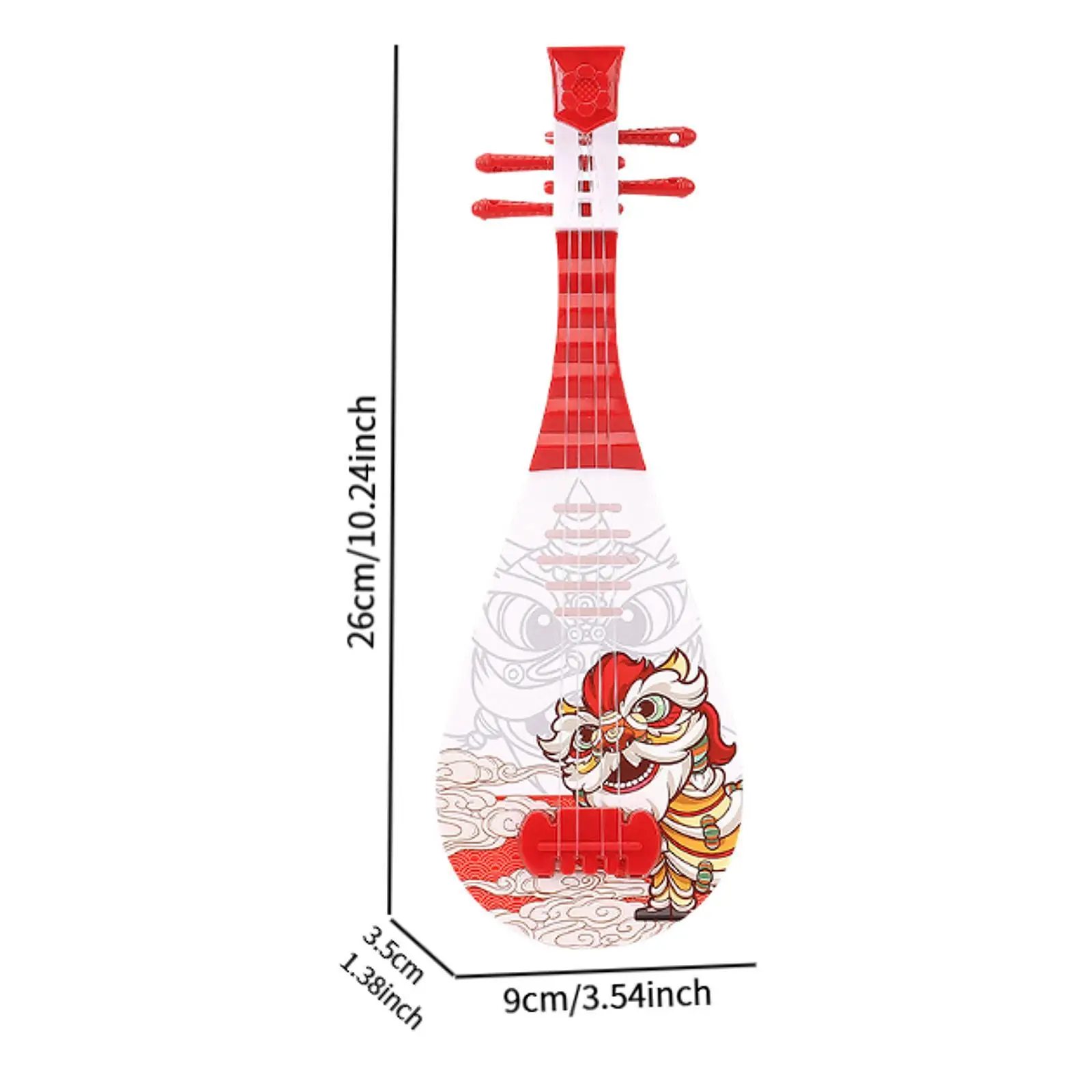 محاكاة القيثارة لعبة الغيتار الصغيرة لعبة الأسد الرقص قابل للتعديل سلسلة مقبض الاطفال الغيتار لعبة موسيقية للأطفال