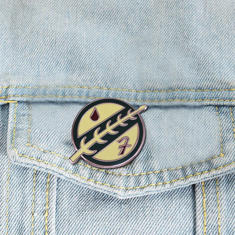 odznaka Logo Pin inspirowana science fiction