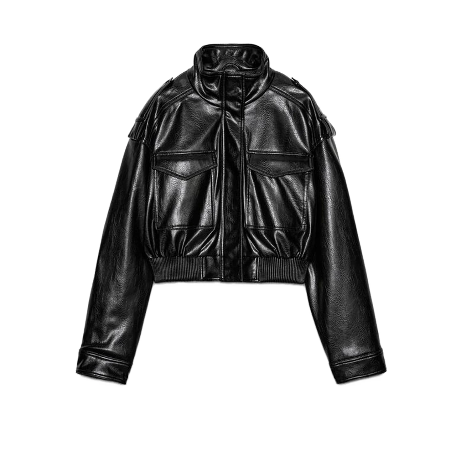 عارضة طويلة Sve سستة بو الجلود Jaet المرأة الخريف الشتاء جديد وصول مربوط معطف الترفيه Sle ort طول